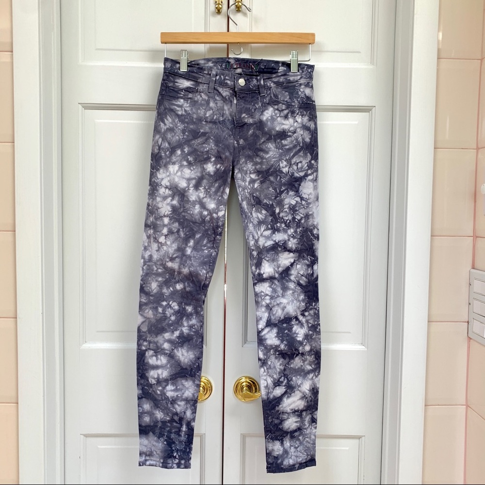 J Brand Tie Dye Skinny Jeans